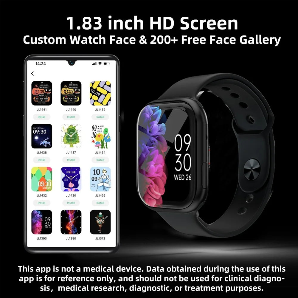 LAXASFIT Series 10 Smart Watch with BT Call & Fitness Tracker
