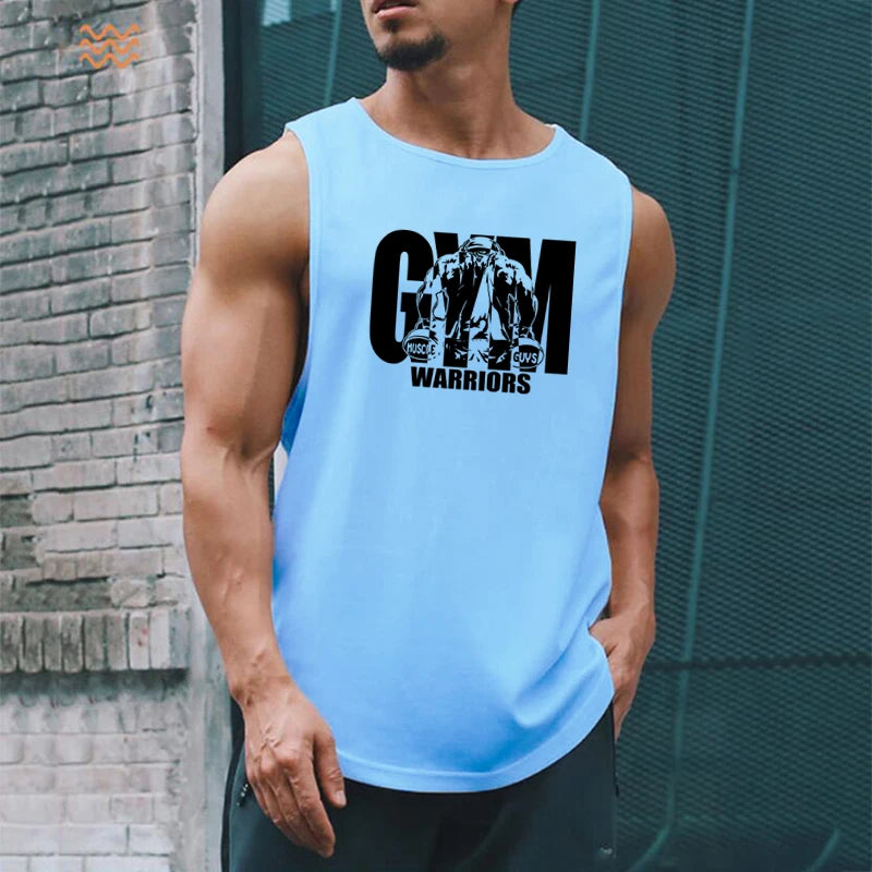 Men’s Summer Mesh Quick-Dry Sleeveless Gym Tank Top