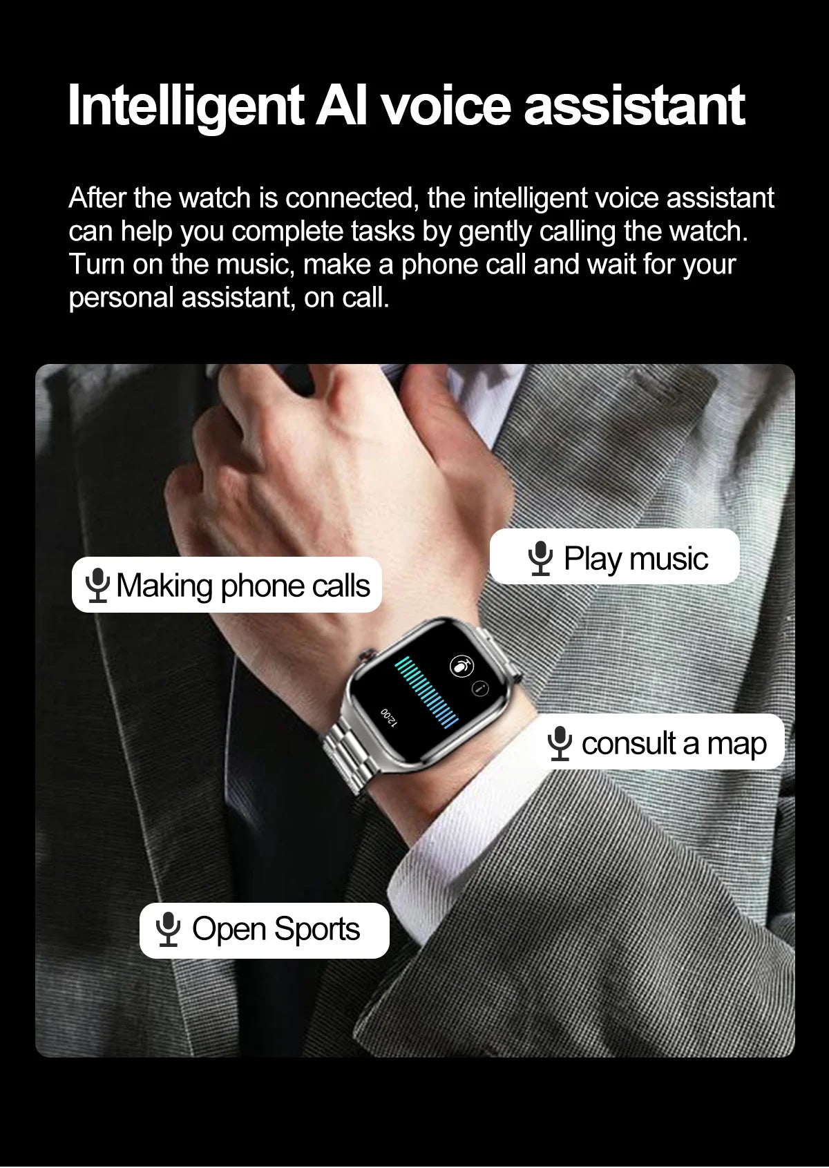 2025 Micro Physical Exam Smartwatch with Uric Acid & Body Fat Monitor