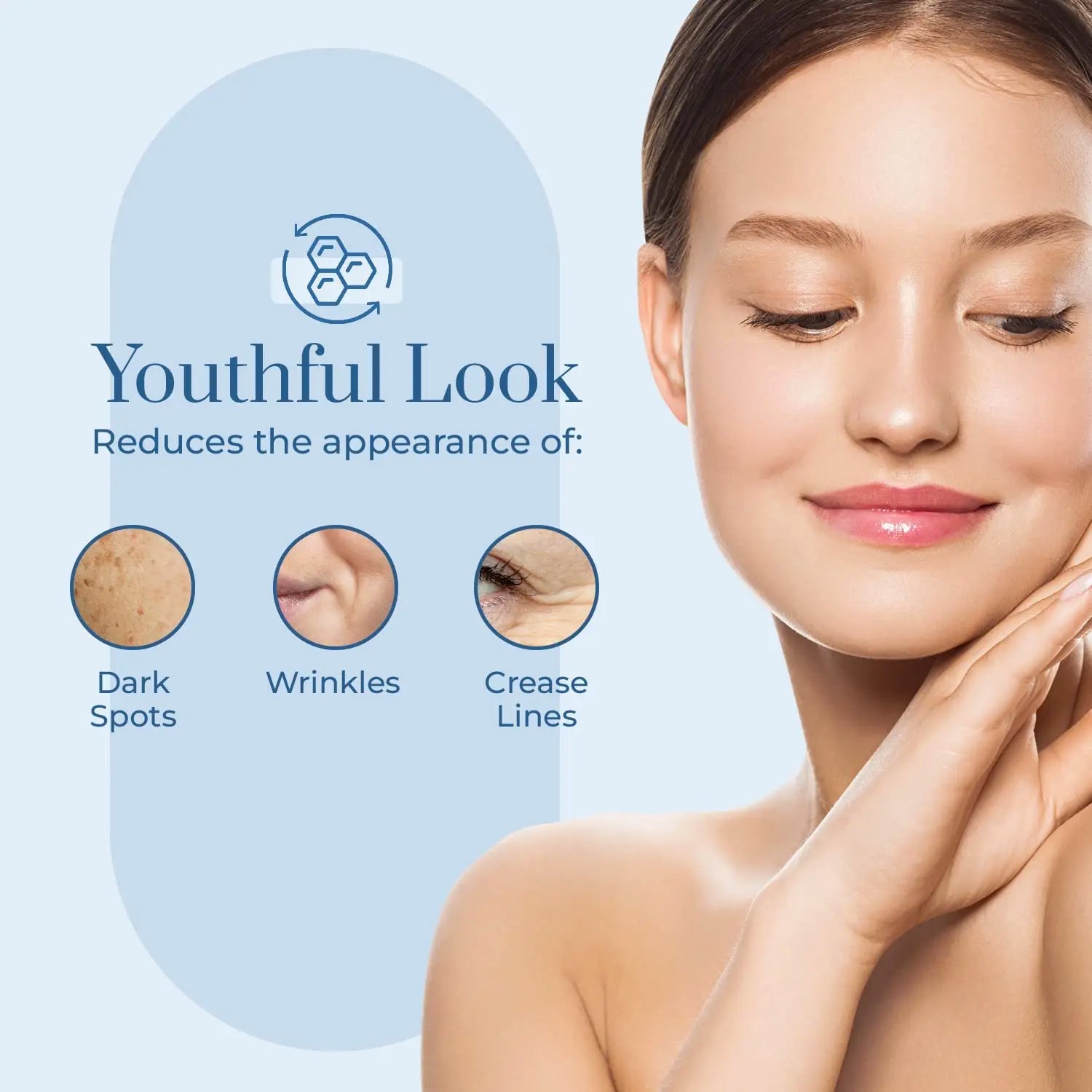 2pcs Hyaluronic Acid Deep Moisturizing Facial Essence