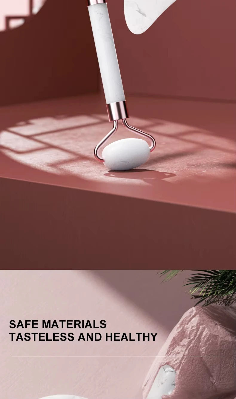 Resin Facial Roller & Scraping Tool – Face, Neck, Eye Massage