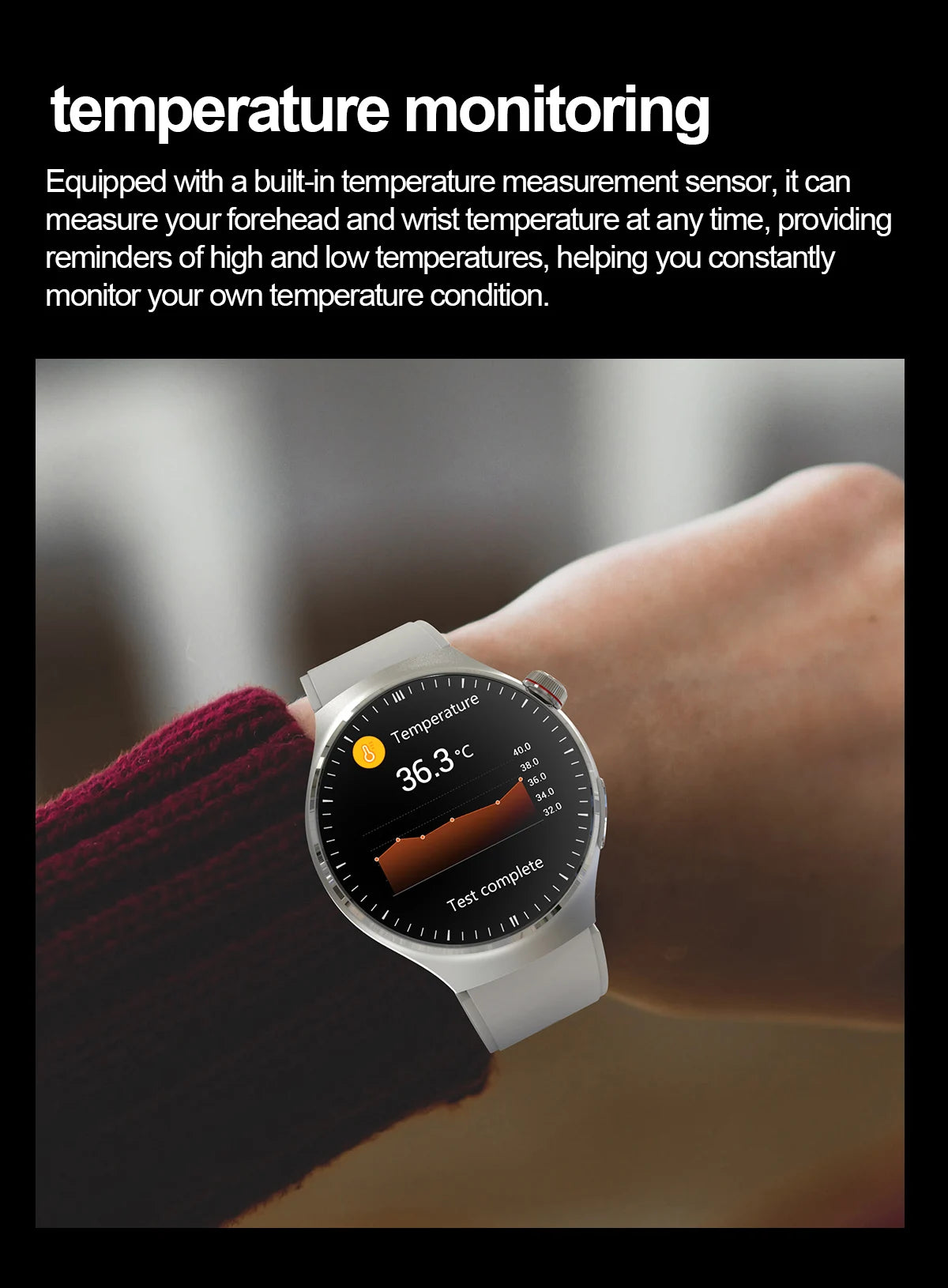 2025 Nursing-Grade Health Smartwatch with ECG, PPG & Bluetooth Call