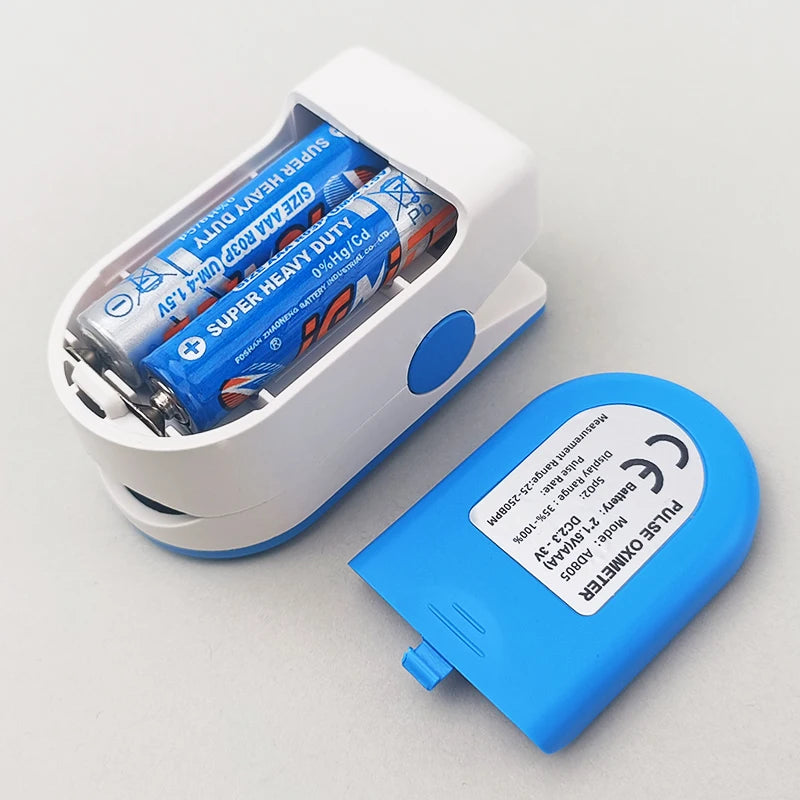 Rechargeable Finger Pulse Oximeter with LED Display