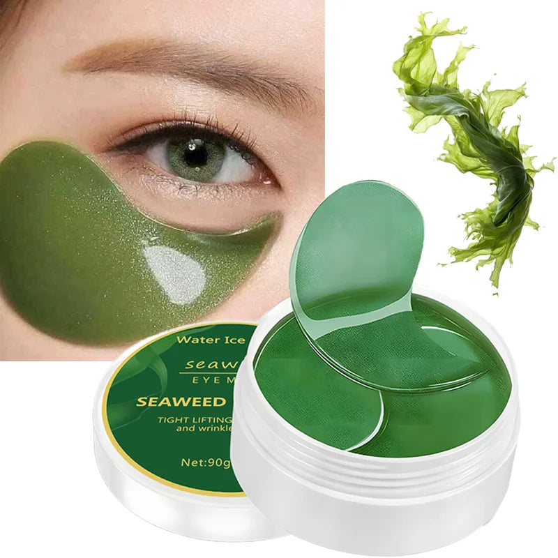 60pcs Seaweed Collagen Eye Masks – Dark Circle & Puffiness Treatment
