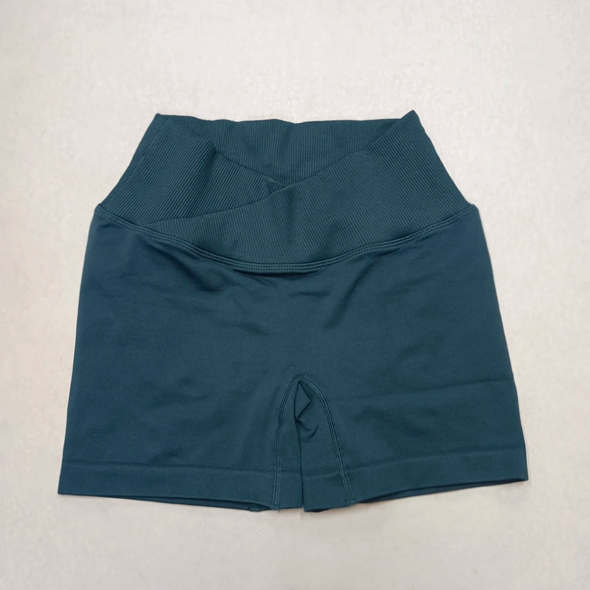 Crossover Waist Women’s Yoga Gym Shorts