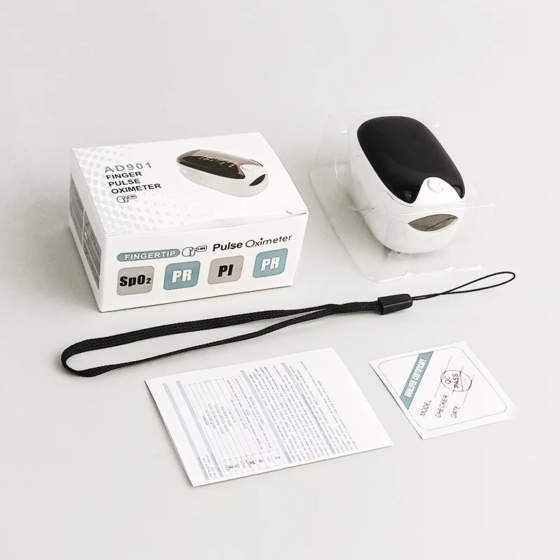 Medical Finger Pulse Oximeter – Oxygen & Heart Rate Monitor for All Ages