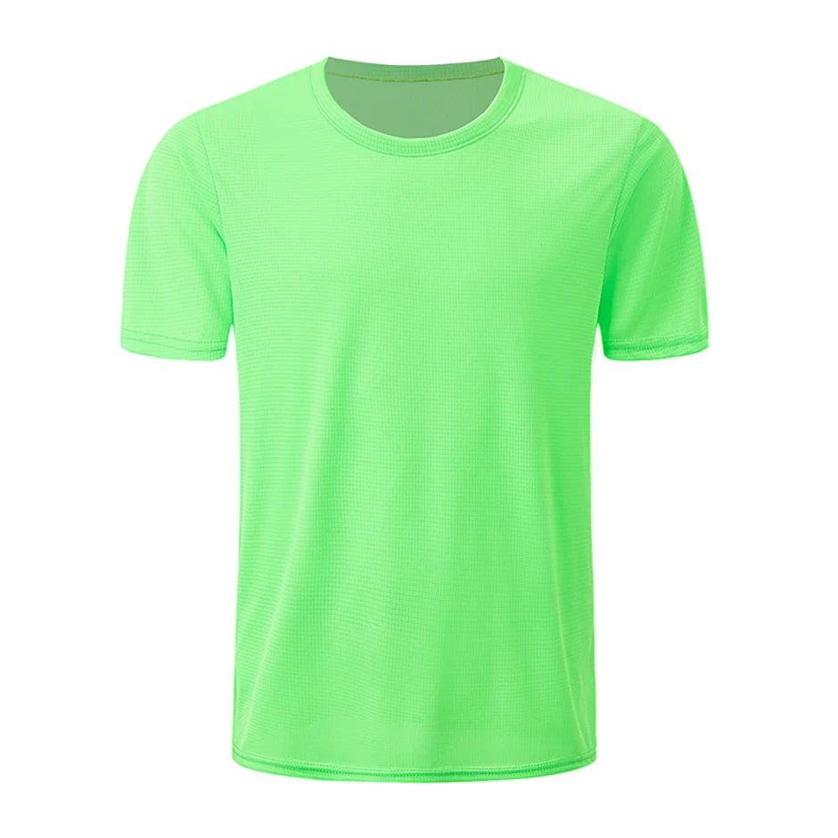 Men’s Waffle Sports Shirt – Short Sleeve Training Tee (1/5 Pcs)