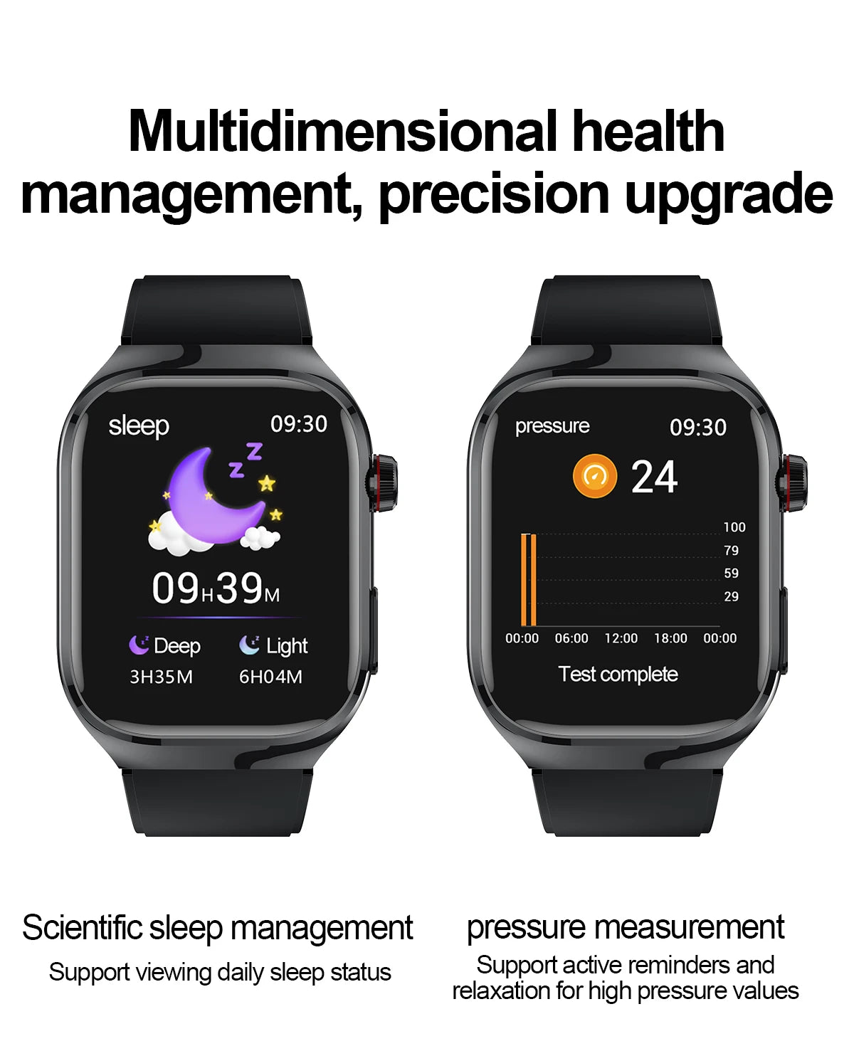 2025 Micro Physical Exam Smartwatch with Uric Acid & Body Fat Monitor