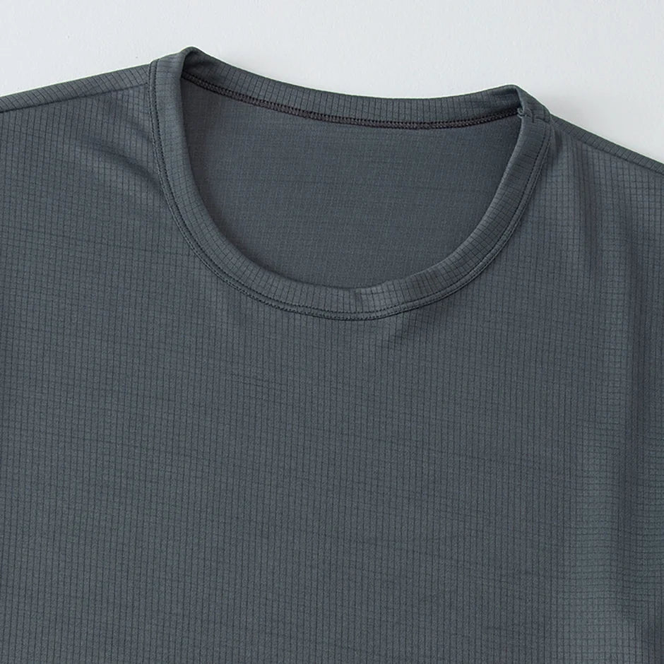 Men’s Waffle Sports Shirt – Short Sleeve Training Tee (1/5 Pcs)