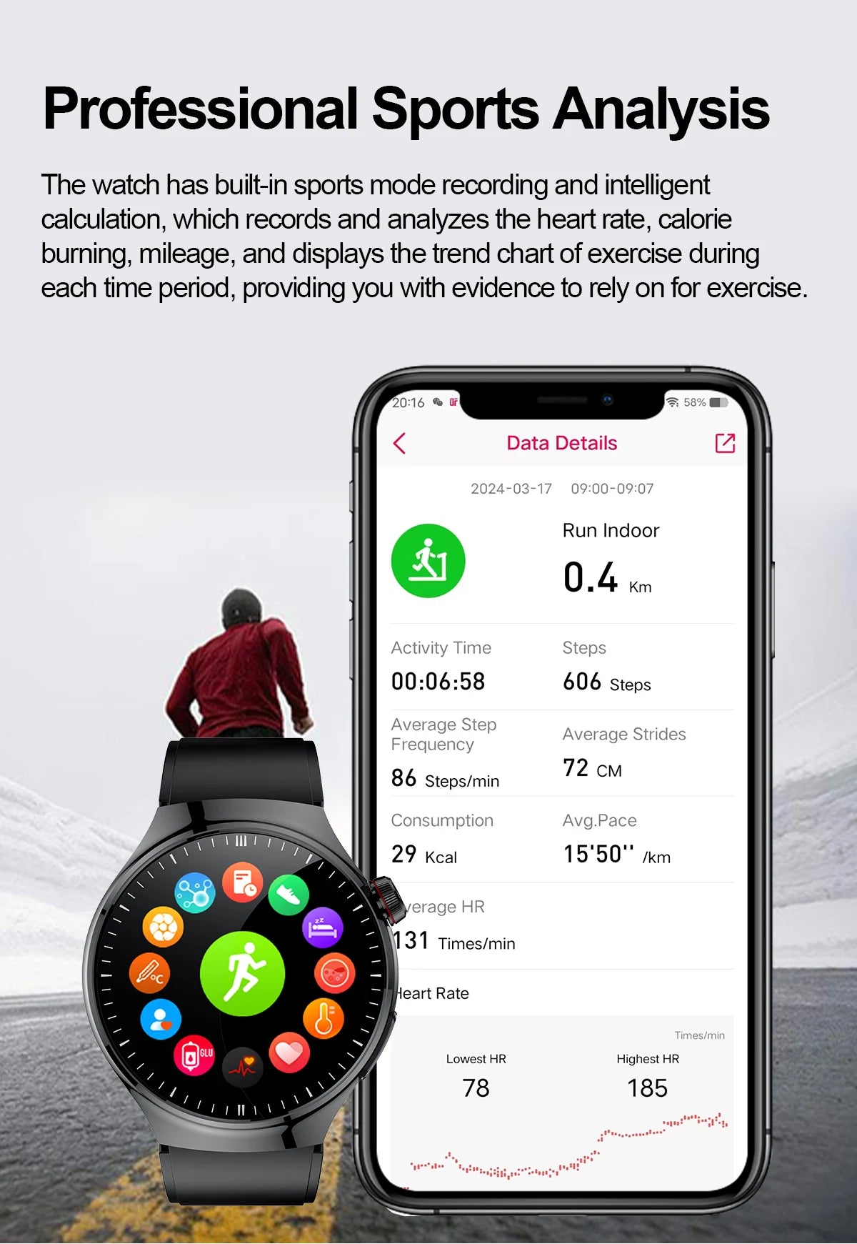 2025 Nursing-Grade Health Smartwatch with ECG, PPG & Bluetooth Call