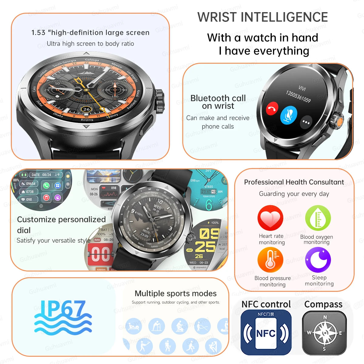 2025 Xiaomi S4 Ultra GPS Smartwatch with AMOLED & NFC