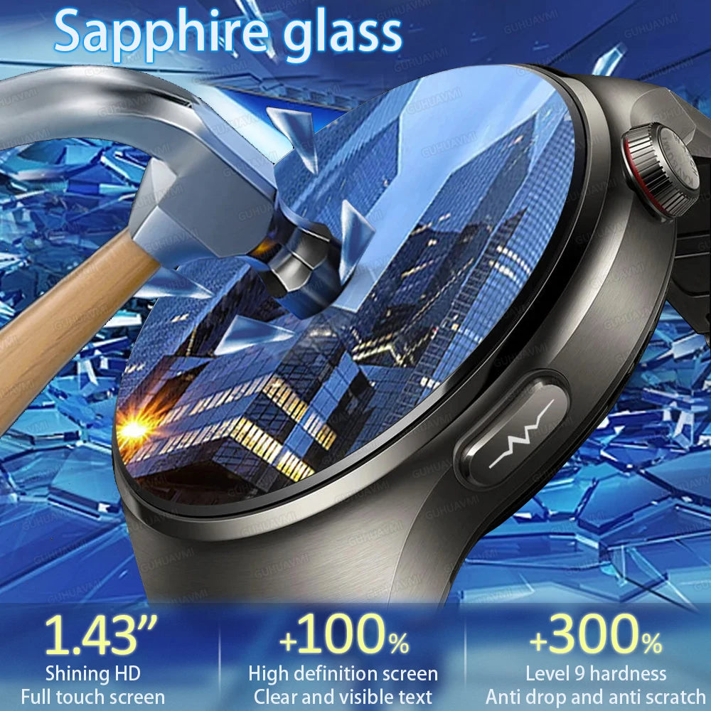 2025 Nursing-Grade Health Smartwatch with ECG, PPG & Bluetooth Call