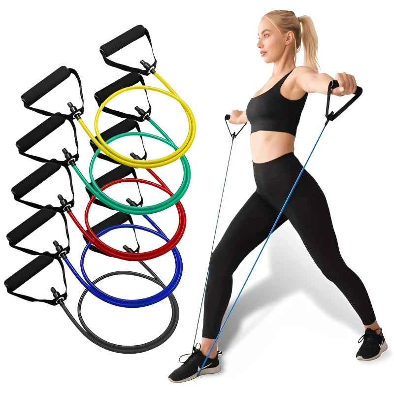 Resistance Bands with Handles – 5-Level Home Workout Set