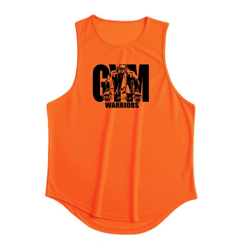 Men’s Summer Mesh Quick-Dry Sleeveless Gym Tank Top