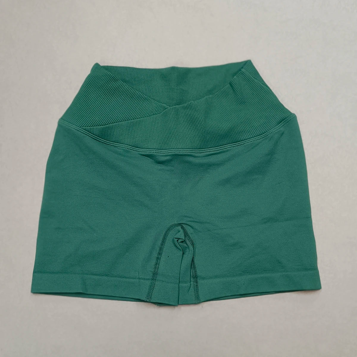 Crossover Waist Women’s Yoga Gym Shorts