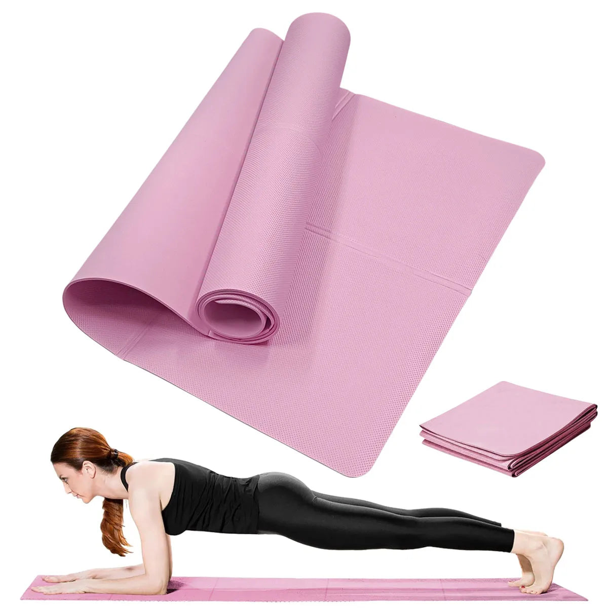 4mm Anti-Slip EVA Yoga Mat for Fitness & Pilates