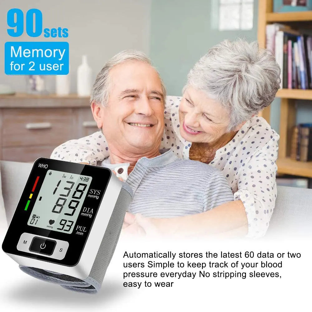 Digital Wrist Blood Pressure Monitor with High Accuracy