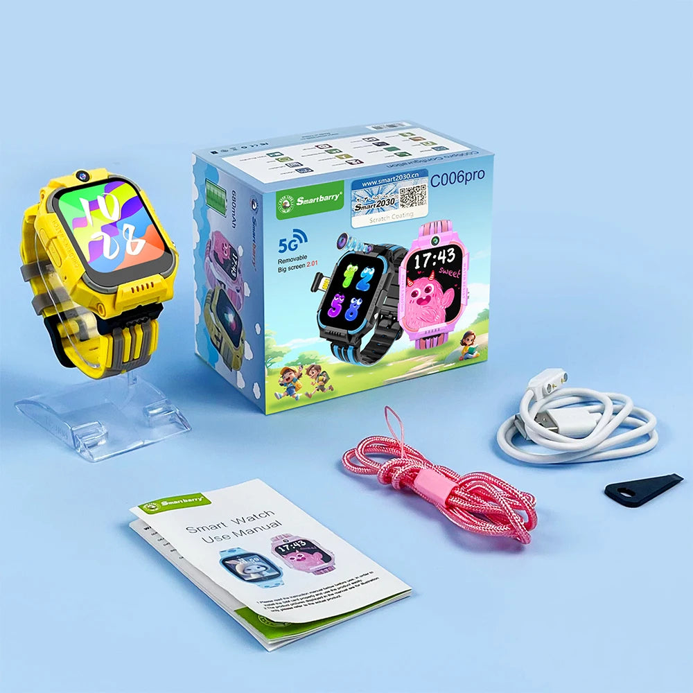 5G Kids Smartwatch with GPS, Video Call & Waterproof Design