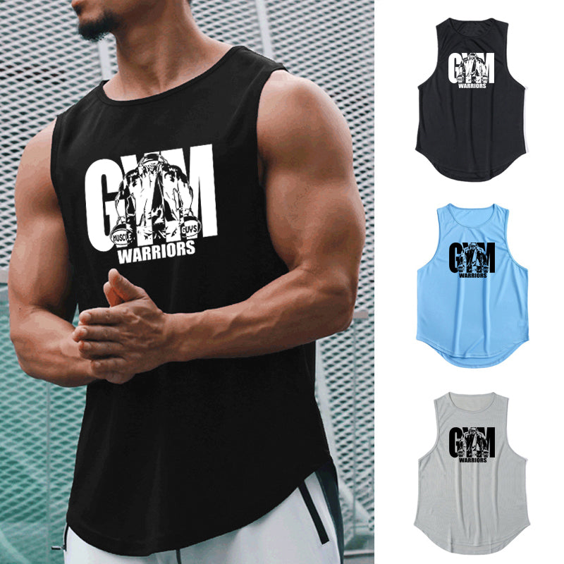 Men’s Summer Mesh Quick-Dry Sleeveless Gym Tank Top