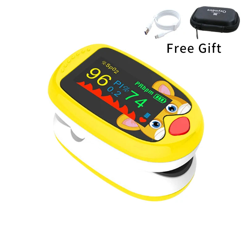 AiQUE Pediatric Finger Pulse Oximeter – Child & Baby SpO₂ Monitor