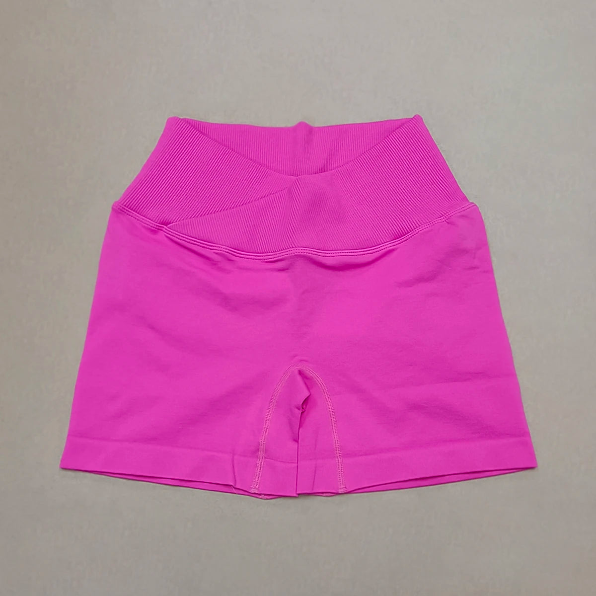 Crossover Waist Women’s Yoga Gym Shorts