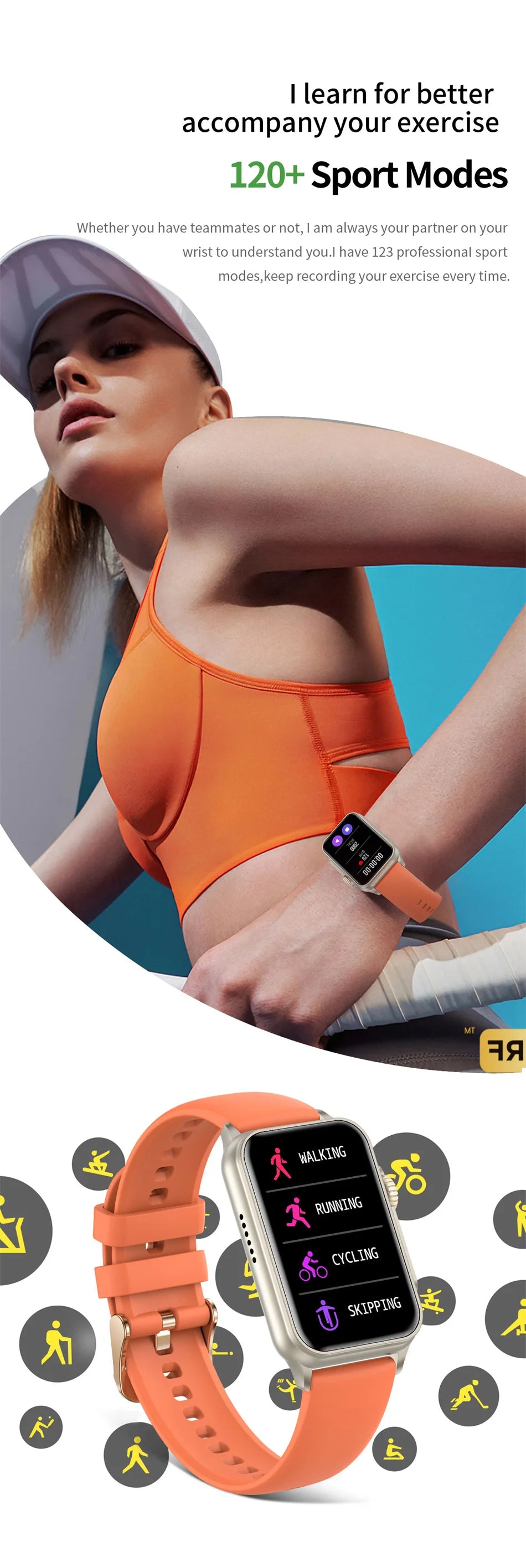 2023 Bluetooth Call Smartwatch with AI Voice & Fitness Tracker