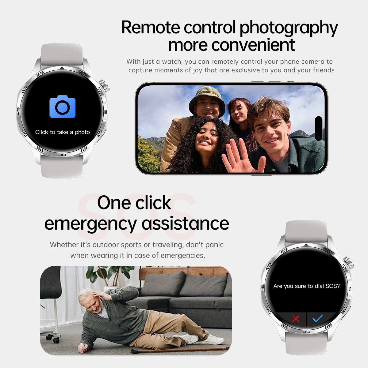 GT5 Pro Smartwatch with AMOLED, GPS, NFC & Bluetooth Call