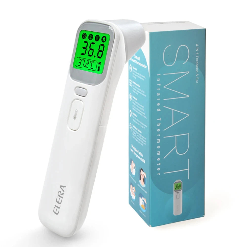 ELERA Infrared Digital Thermometer – Forehead & Ear, No-Contact