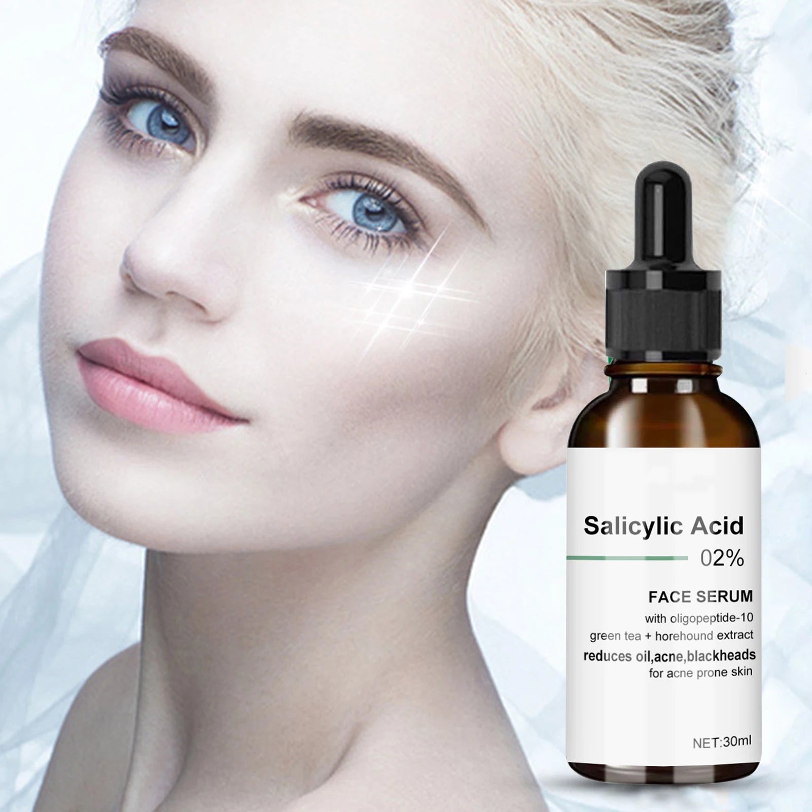 Salicylic Acid Pore Shrink Face Serum for Oil Control & Anti-Wrinkle