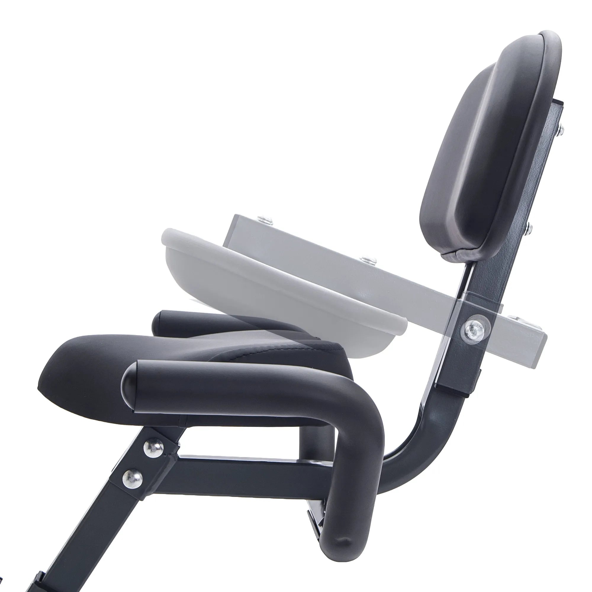 Folding X Exercise Bike with Backrest & Resistance Bands