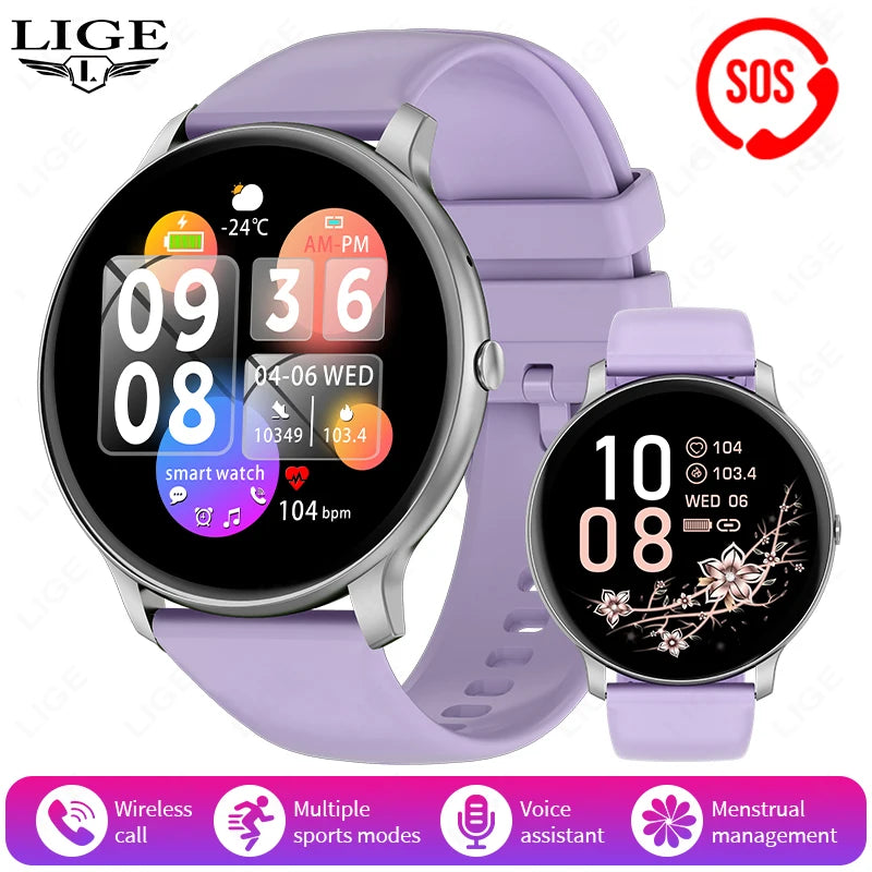 2025 Bluetooth Smart Watch for Women & Men with Fitness Tracker